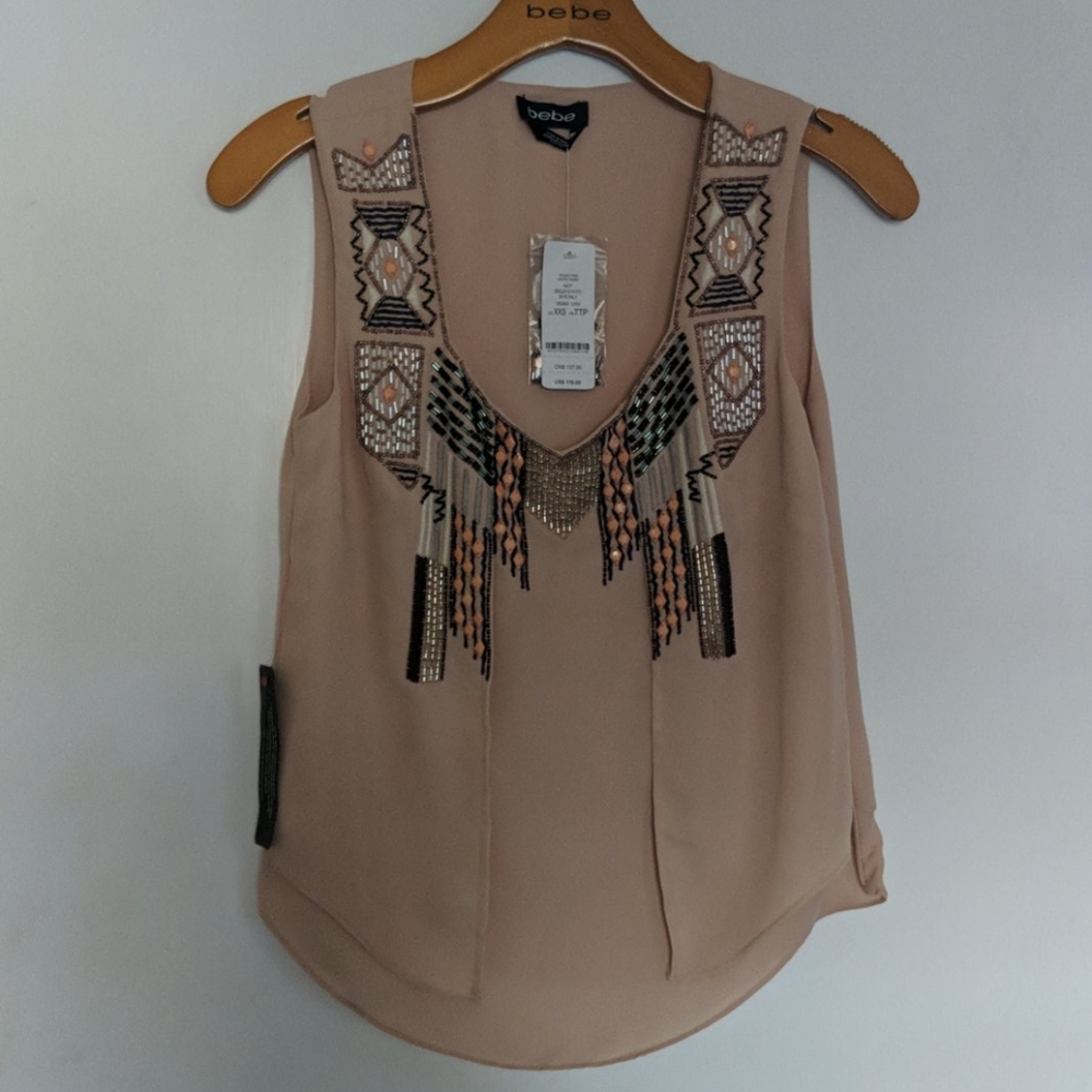 New Bebe Women's Woven Top - Size XXS